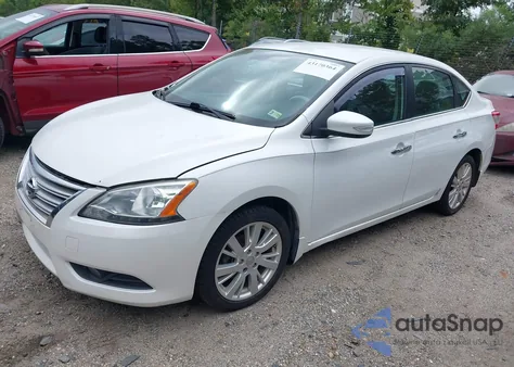 2013 Nissan Sentra Sl из США, поврежденный, VIN 3N1AB7AP0DL704438